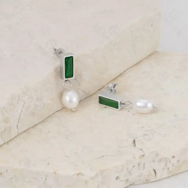 Emerald Moonfall Drops 2Moon Jewellery