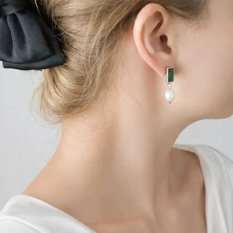 Emerald Moonfall Drops 2Moon Jewellery